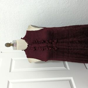 Burgundy Dress